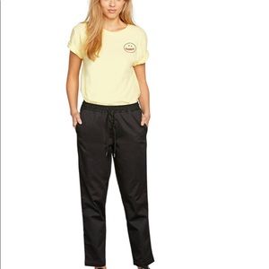 Volcom Black Casual Travel Pants Jogger NWT